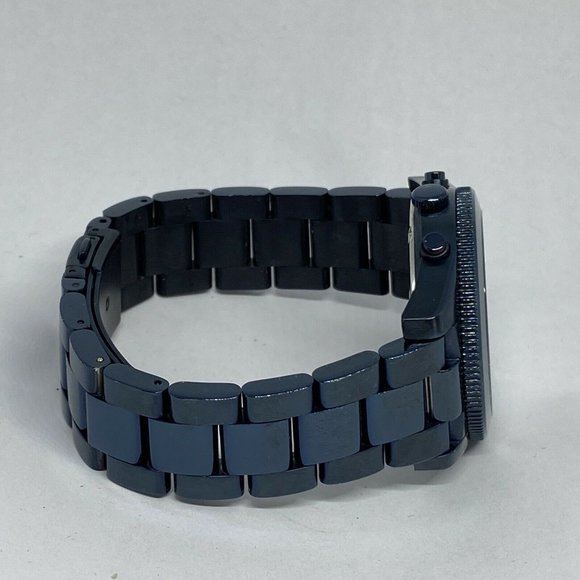 Fossil Perfect Boyfriend ES4093 Women Navy Blue Ba - Picture 12 of 12